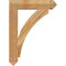 Ekena Millwork Thorton Arts & Crafts Rough Sawn Bracket, Western Red Cedar, 4"W x 22"D x 30"H BKT04X22X30THR03RWR - alternate 2
